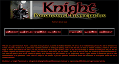 Desktop Screenshot of knightparanormal.com